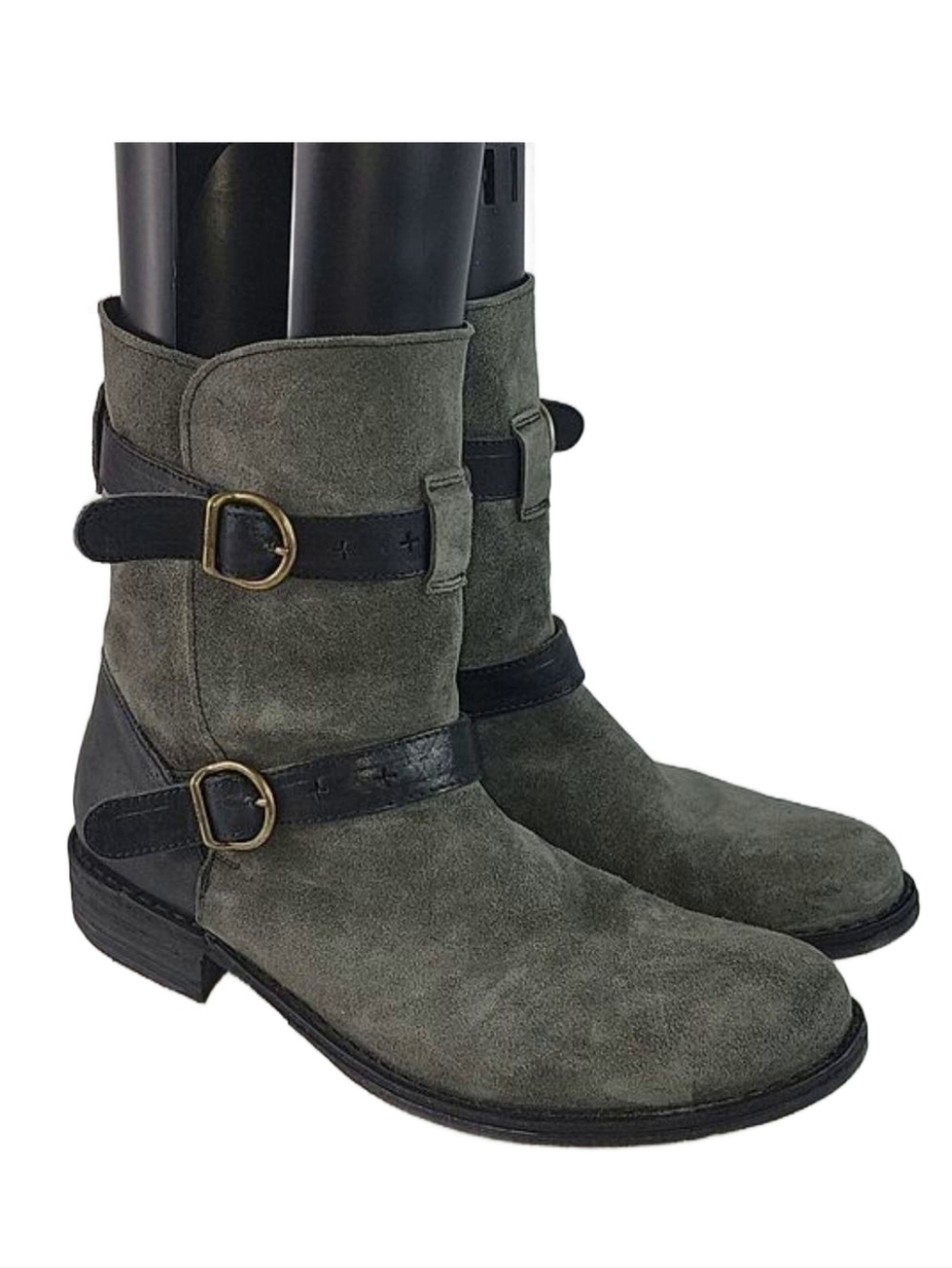 Fiorentini + Baker Eternity Suede Leather Strappy Boots
